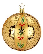 Evergreen - Shiny InkaGold<br>Inge-glas 10cm Kugel